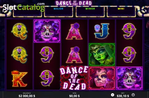 Скрин2. Dance of the Dead слот