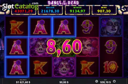 Скрин4. Dance of the Dead слот