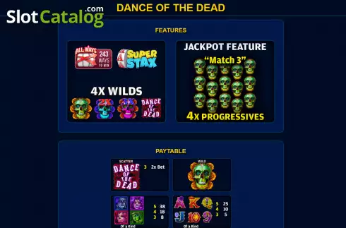 Скрин5. Dance of the Dead слот