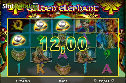 Скрин4. Golden Elephant (Ready Play Gaming) слот