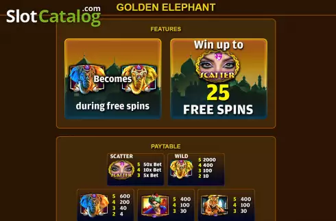 Скрин5. Golden Elephant (Ready Play Gaming) слот