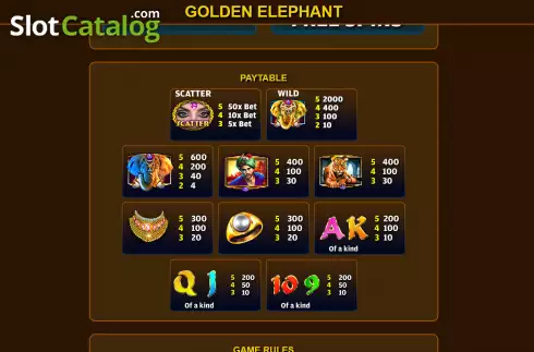 Скрин6. Golden Elephant (Ready Play Gaming) слот