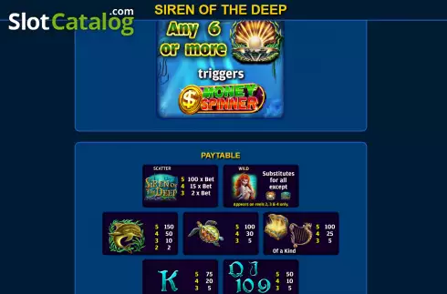 Скрин5. Siren of the Deep слот