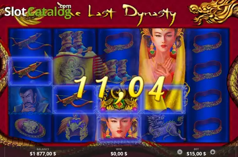 Скрин4. The Last Dynasty слот