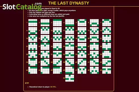 Скрин8. The Last Dynasty слот