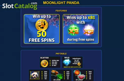 Скрин6. Moonlight Panda слот