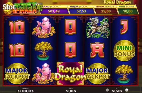 Скрин2. Royal Dragon слот