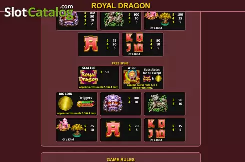 Скрин6. Royal Dragon слот