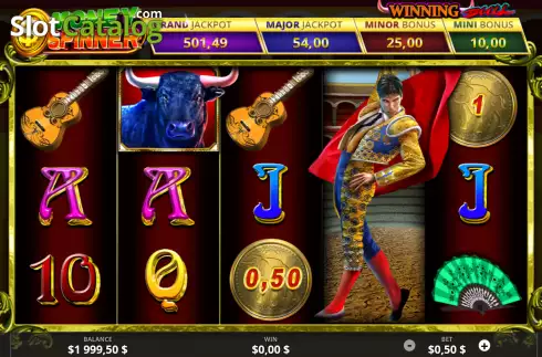 Скрин2. Winning Bull слот