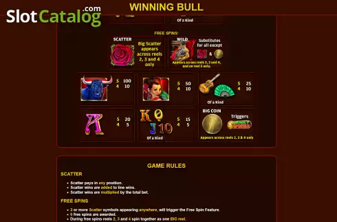 Скрин6. Winning Bull слот