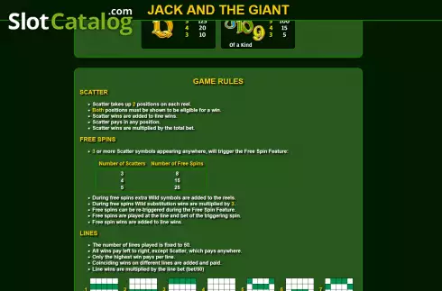 Скрин8. Jack and the Giant слот