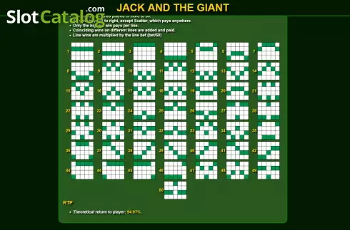Скрин9. Jack and the Giant слот