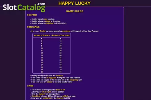 Скрин7. Happy Lucky (Ready Play Gaming) слот