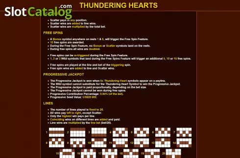 Скрин7. Thundering Hearts слот