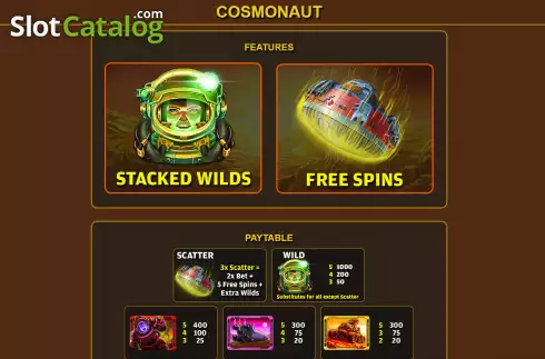 Скрин5. Cosmonaut слот