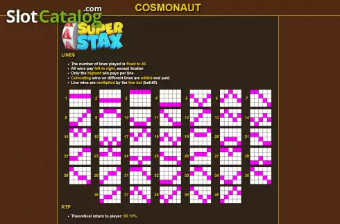 Скрин8. Cosmonaut слот