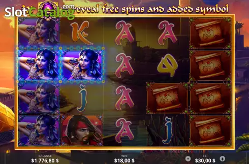 Скрин4. Sinbads Fortune слот