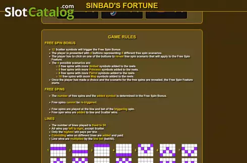 Скрин7. Sinbads Fortune слот