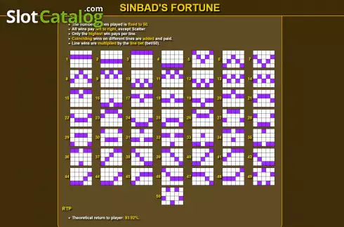 Скрин8. Sinbads Fortune слот
