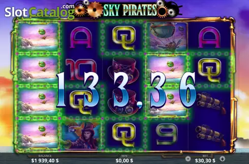 Скрин3. Sky Pirates (Ready Play Gaming) слот