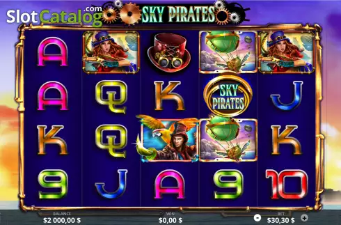 Скрин2. Sky Pirates (Ready Play Gaming) слот