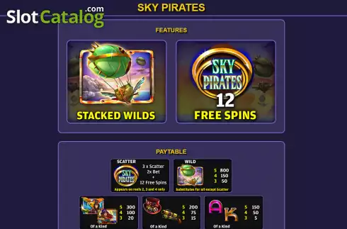 Скрин5. Sky Pirates (Ready Play Gaming) слот