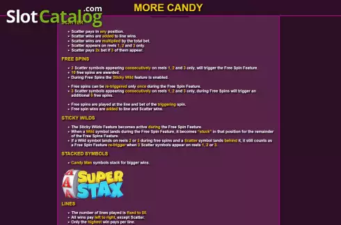 Скрин7. More Candy слот