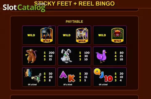 Скрин7. Sticky Feet слот