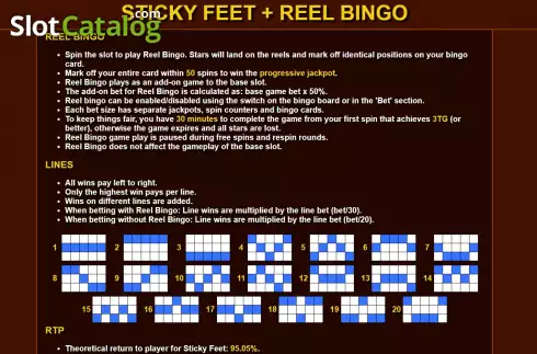 Скрин9. Sticky Feet слот