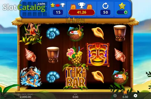 Скрин2. Tiki Bar (Ready Play Gaming) слот