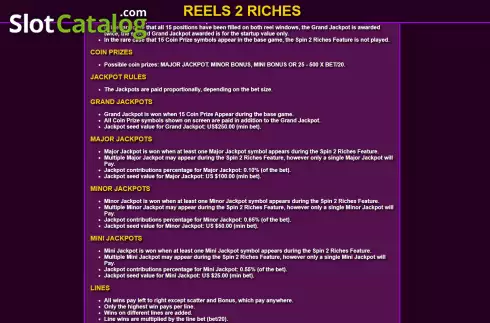Скрин8. Reels To Riches слот