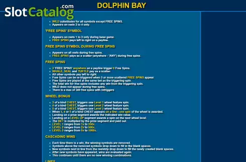 Скрин7. Dolphin Bay слот