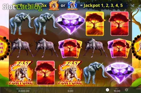 Скрин2. Fast Fortune слот