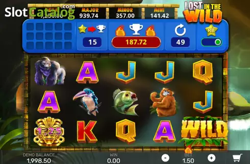 Скрин2. Lost in the Wild with Reel Bingo слот