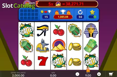 Скрин2. Pyramids of Cash with Reel Bingo слот