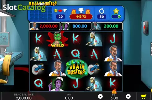 Скрин2. Brain Busters with Reel Bingo слот