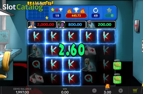 Скрин3. Brain Busters with Reel Bingo слот