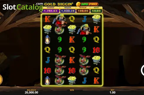 Скрин2. Gold Diggin' Super Spinner слот