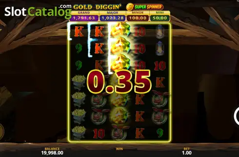 Скрин3. Gold Diggin' Super Spinner слот