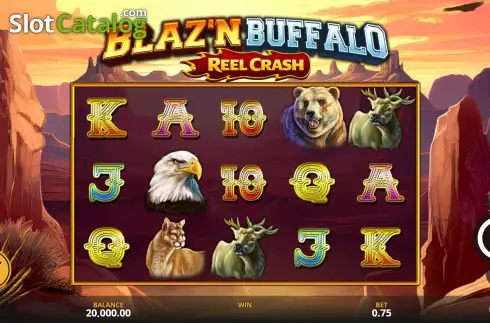 Скрин2. Blaz'n Buffalo Reel Crash слот