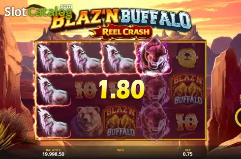 Скрин3. Blaz'n Buffalo Reel Crash слот