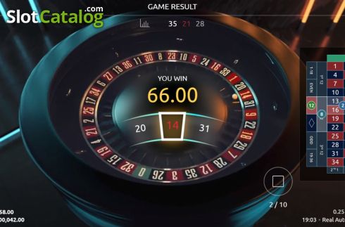 Скрин7. Real Auto Roulette слот