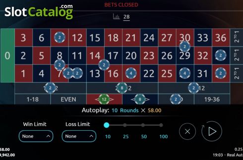 Скрин2. Real Auto Roulette слот