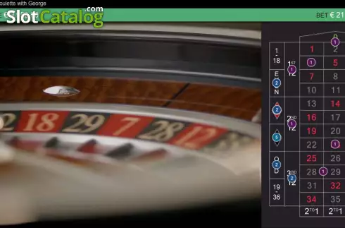 Скрин4. Real Roulette With George слот