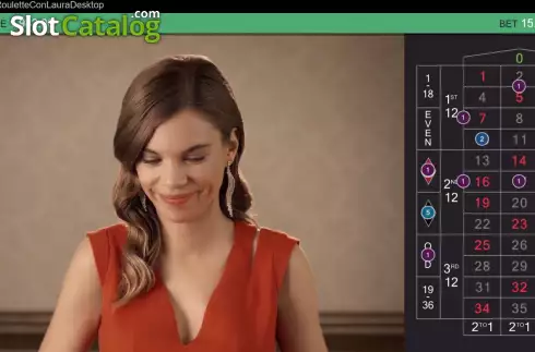 Скрин4. Real Roulette con Laura слот