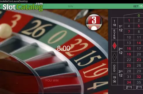 Скрин6. Real Roulette con Laura слот