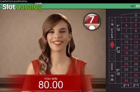 Скрин8. Real Roulette con Laura слот