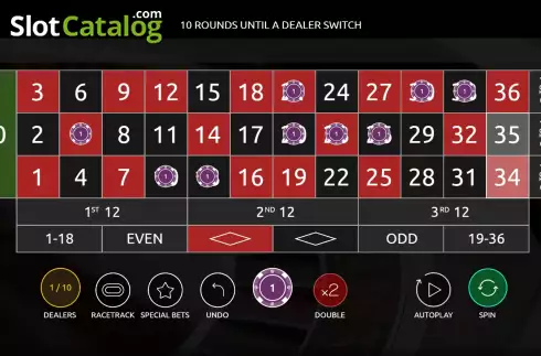 Скрин4. Dealers Club Roulette слот