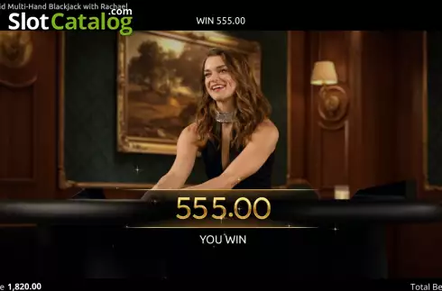 Скрин3. Rapid Multihand Blackjack with Rachael слот