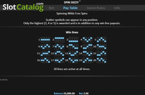 Скрин8. Spin Dizzy слот